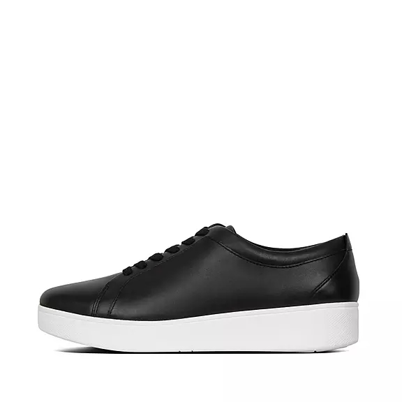 Baskets FitFlop RALLY Cuir Noir | 40733897