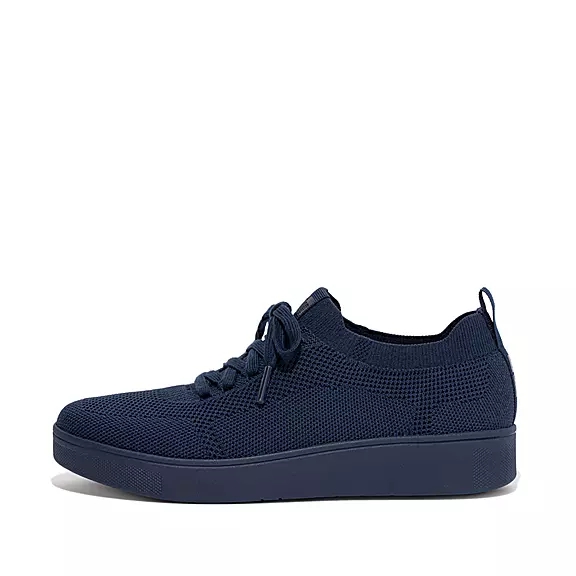Baskets FitFlop RALLY D'eau-Resistant Knit Bleu Marine | 88757594