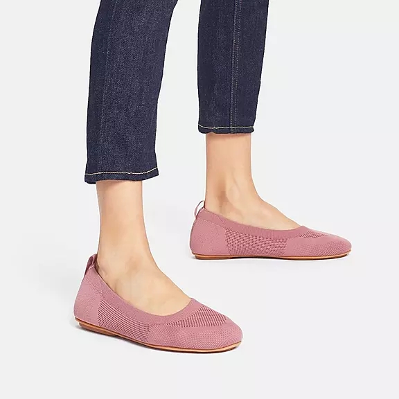 Ballerine FitFlop ALLEGRO E01 Multi-Knit Rose | 20655266