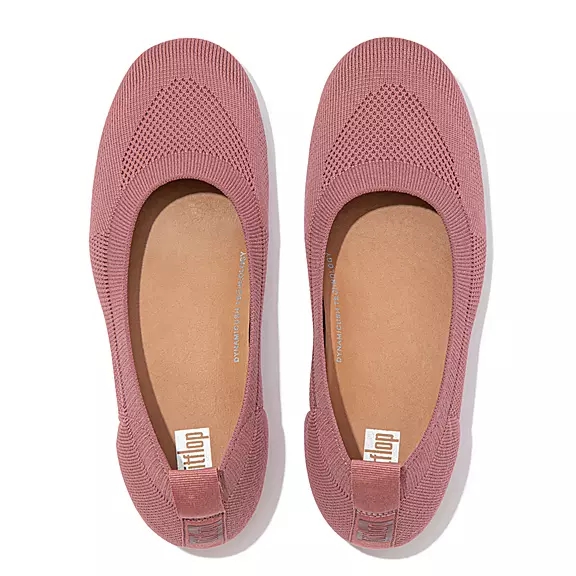 Ballerine FitFlop ALLEGRO E01 Multi-Knit Rose | 20655266