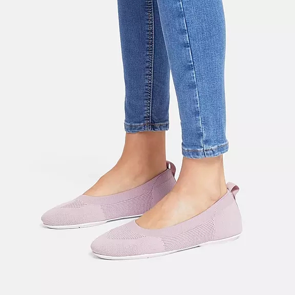 Ballerine FitFlop ALLEGRO E01 Multi-Knit Violette Clair | 79381978