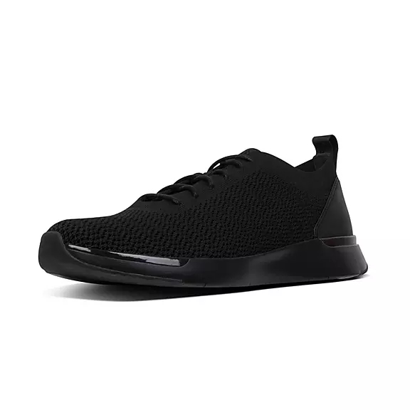 Baskets FitFlop FLEXKNIT Mens Noir | 23568719