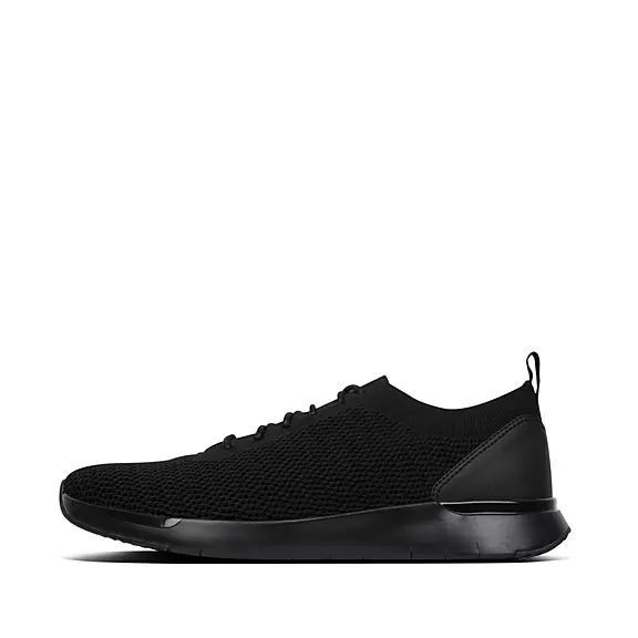 Baskets FitFlop FLEXKNIT Mens Noir | 23568719