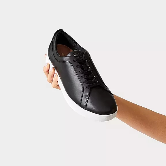 Baskets FitFlop RALLY Cuir Noir | 67157958
