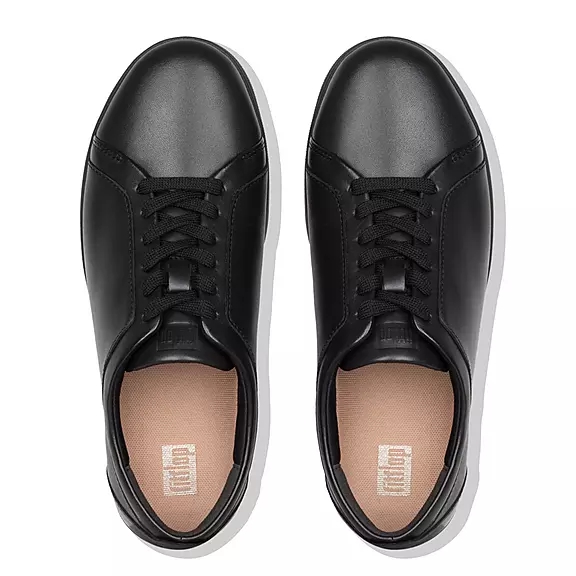 Baskets FitFlop RALLY Cuir Noir | 97630386