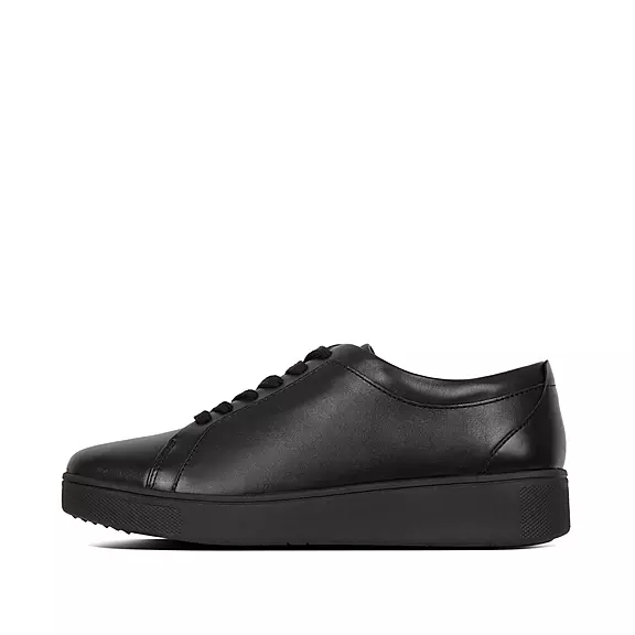 Baskets FitFlop RALLY Cuir Noir | 97630386