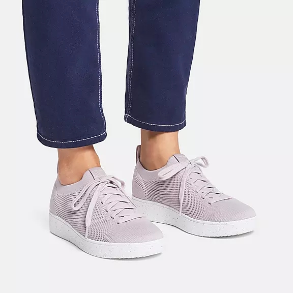 Baskets FitFlop RALLY E01 Multi-Knit Violette Clair | 28865350
