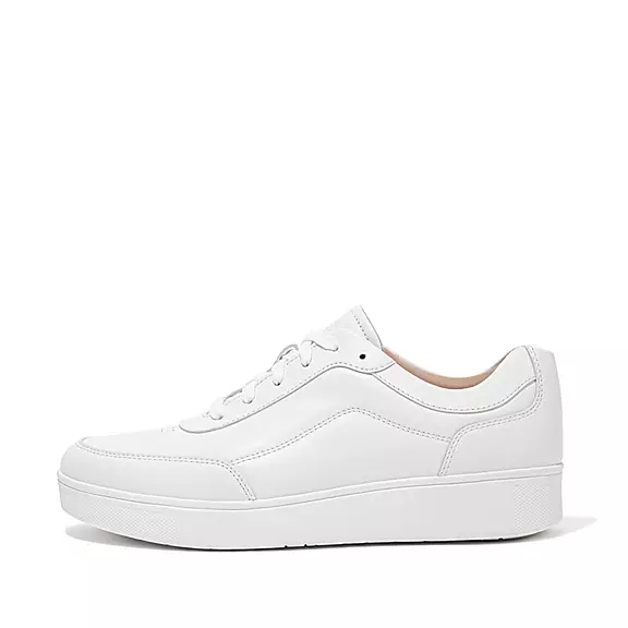 Baskets FitFlop RALLY X Cuir Blanche | 73331564
