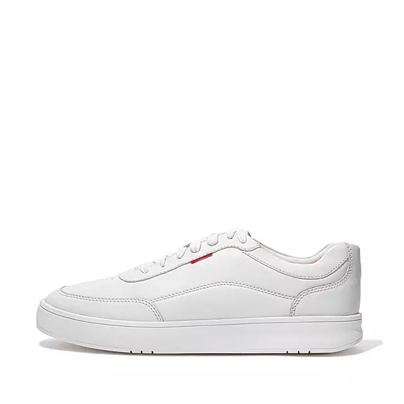 Baskets FitFlop RALLY X Cuir Blanche | 94723660