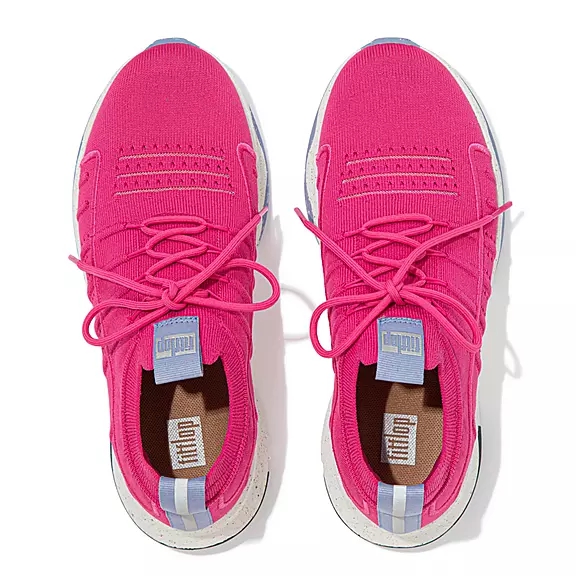 Baskets FitFlop VITAMIN FF E01 Knit Sports Rose | 17947522