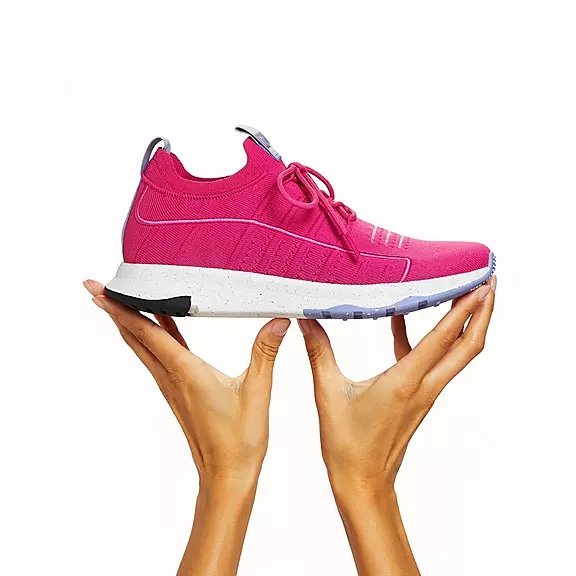 Baskets FitFlop VITAMIN FF E01 Knit Sports Rose | 17947522