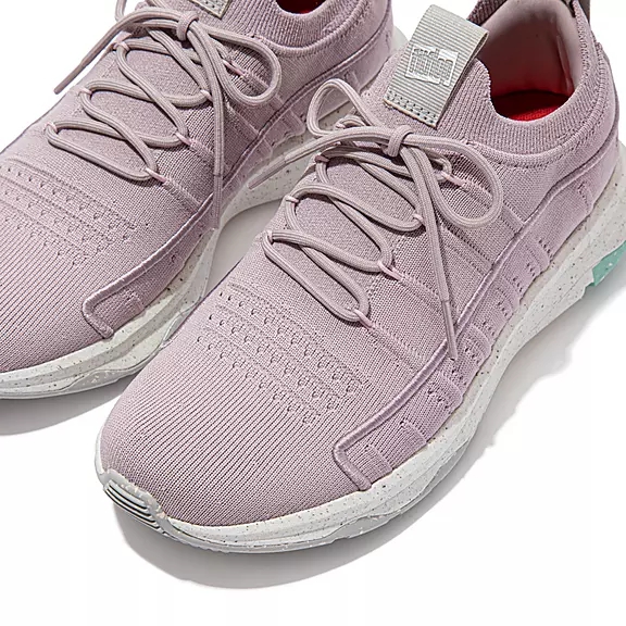 Baskets FitFlop VITAMIN FF E01 Knit Sports Violette Clair | 24768166