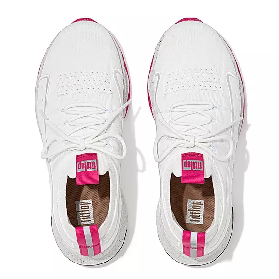 Baskets FitFlop VITAMIN FF E01 Knit Sports Blanche | 35275631