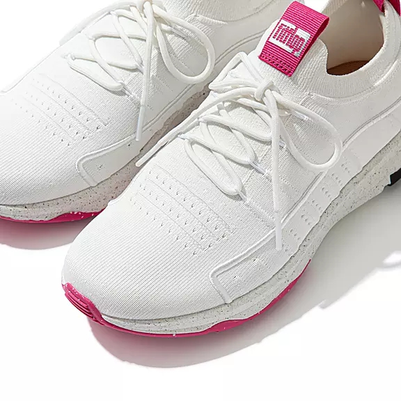 Baskets FitFlop VITAMIN FF E01 Knit Sports Blanche | 35275631