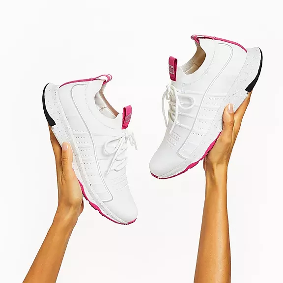 Baskets FitFlop VITAMIN FF E01 Knit Sports Blanche | 35275631