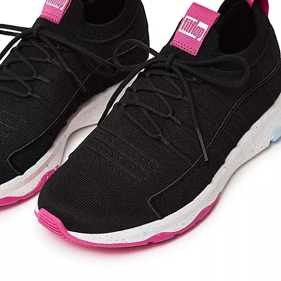 Baskets FitFlop VITAMIN FF E01 Knit Sports Noir | 73527778