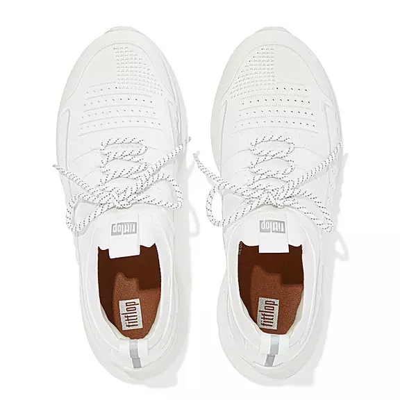 Baskets FitFlop VITAMIN FF Knit Sports Blanche | 41967497