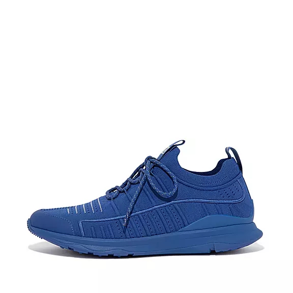Baskets FitFlop VITAMIN FF Knit Sports Bleu | 49467653