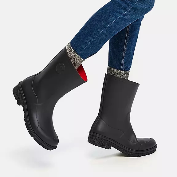 Bottes De Pluie FitFlop WONDERWELLY Corta Noir | 92524299