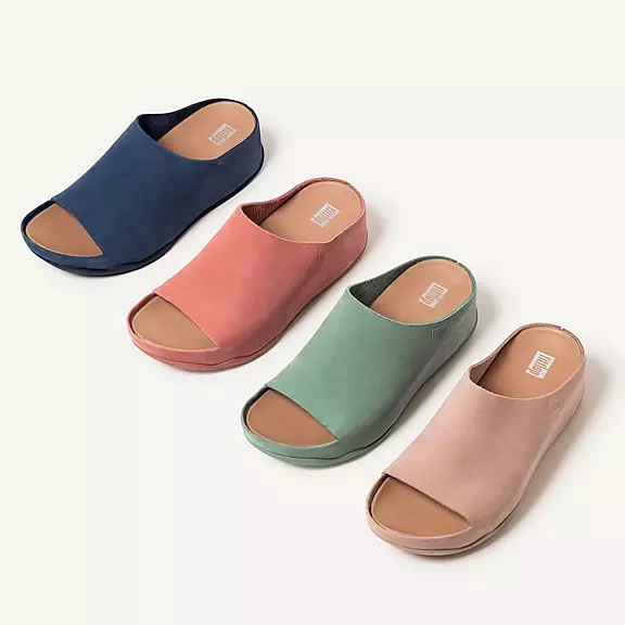 Claquette FitFlop SHUV Nubuck Bleu Marine | 40402349