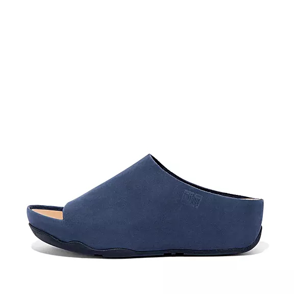 Claquette FitFlop SHUV Nubuck Bleu Marine | 40402349