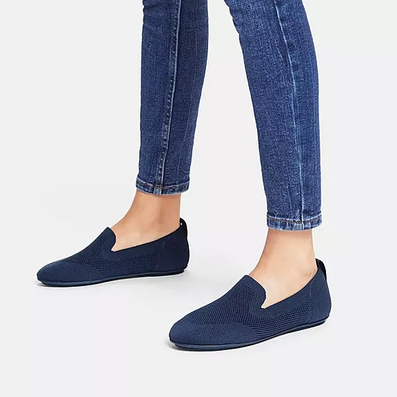 Loafers FitFlop ALLEGRO E01 Multi-Knit Bleu Marine | 34384172