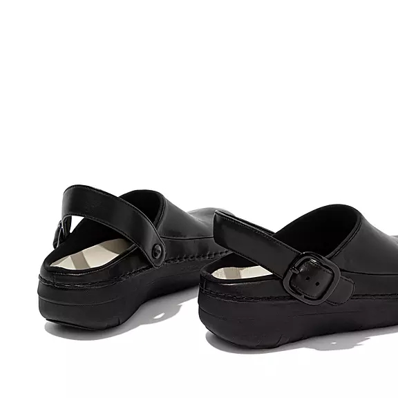 Sabots FitFlop GOGH PRO Superlight Cuir Noir | 55154321