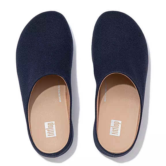 Sabots FitFlop SHUV Toile Bleu Marine | 92388859