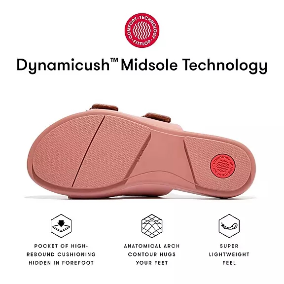 Sandales FitFlop GRACIE Cuir Doré | 62210103