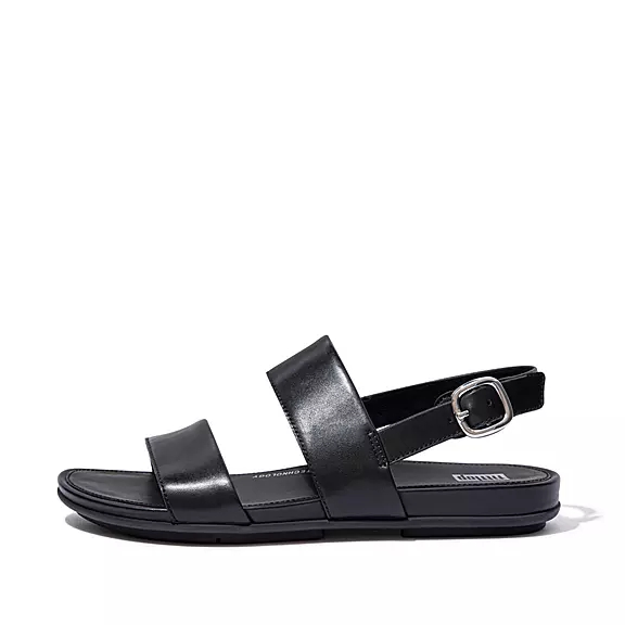 Sandales FitFlop GRACIE Cuir Noir | 11436366