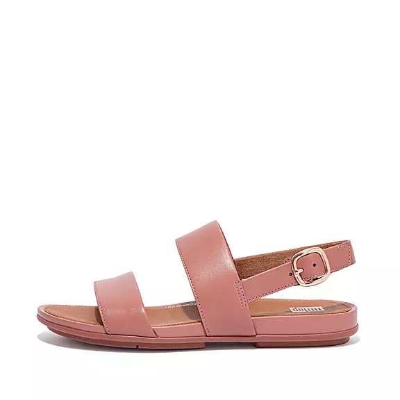 Sandales FitFlop GRACIE Cuir Rose | 24747152