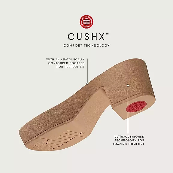 Sandales FitFlop PILAR Cuir Beige | 67970319