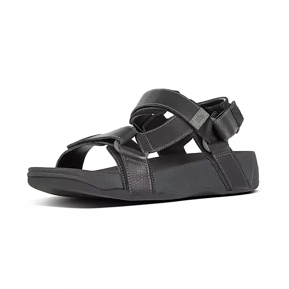 Sandales FitFlop RYKER Mens Noir | 44618329