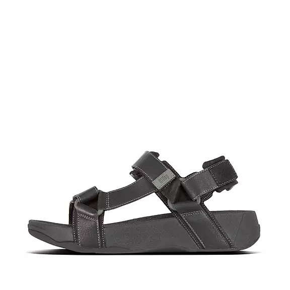 Sandales FitFlop RYKER Mens Noir | 44618329