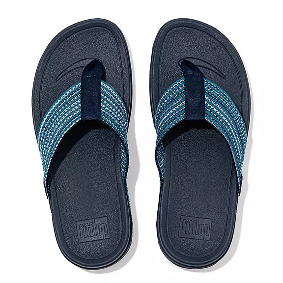 Sandales Toe-Post FitFlop SURFA Bleu Marine | 92012437