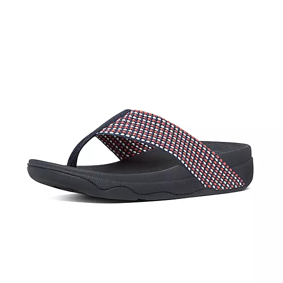Sandales Toe-Post FitFlop SURFA Noir | 47084788
