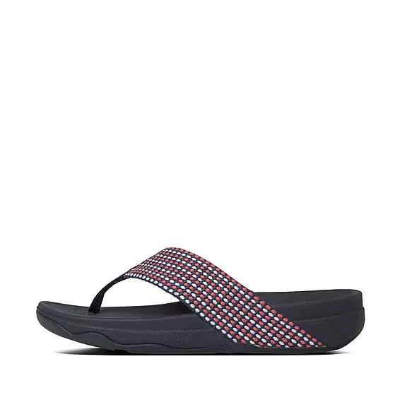 Sandales Toe-Post FitFlop SURFA Noir | 47084788