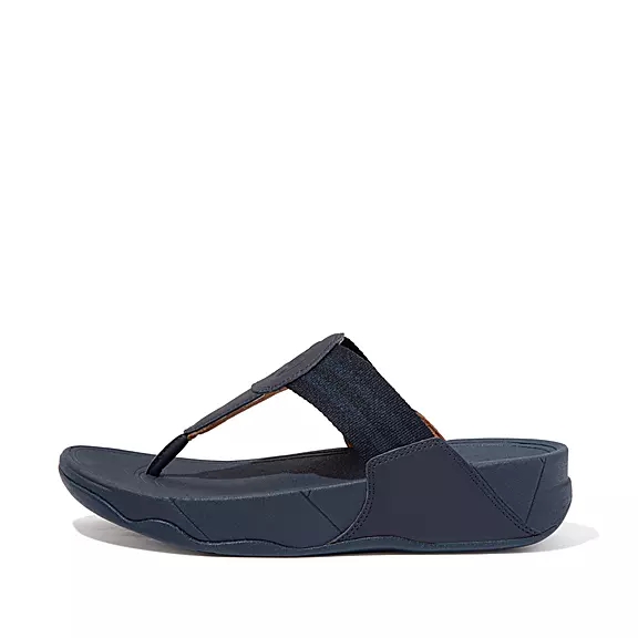 Sandales Toe-Post FitFlop WALKSTAR Webbing Bleu Marine | 67124368